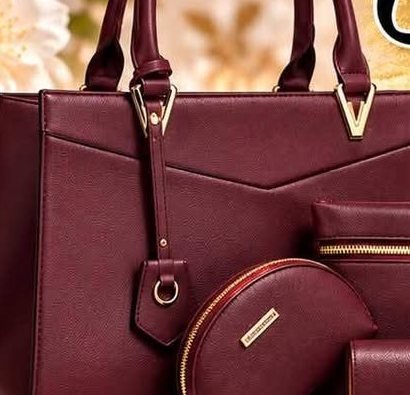 Ensemble de sacs 4 pièces bordeaux
